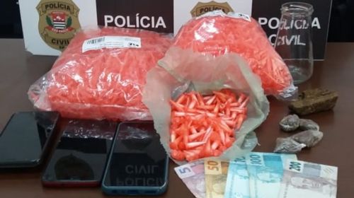 Trio é preso em flagrante por tráfico de drogas pela Dise de Tupã