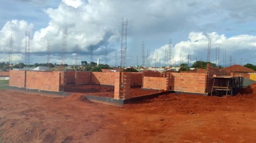 Obras da Delegacia de Polícia Civil de Queiroz seguem em ritmo acelerado (Foto/cedida Governo de Queiroz)