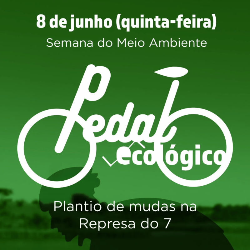 Meio Ambiente fará passeio ciclístico com plantio de mudas na Represa do 7