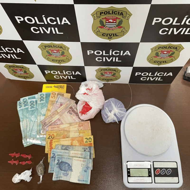 Polícia Civil prende suspeito de tráfico de drogas na zona leste da cidade