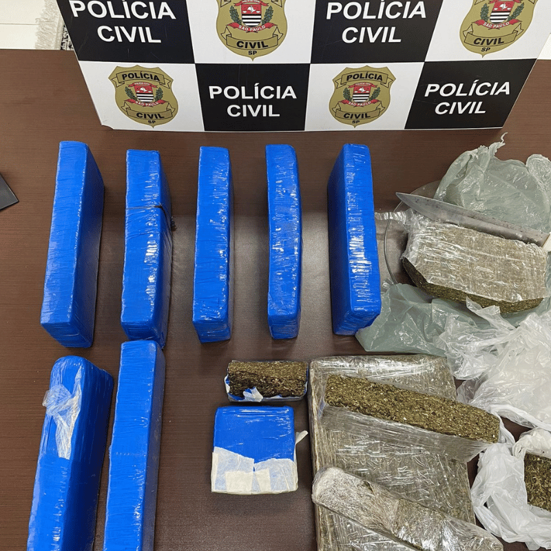 Polícia Civil de Tupã prende traficante com quase 7 quilos de maconha em casa
