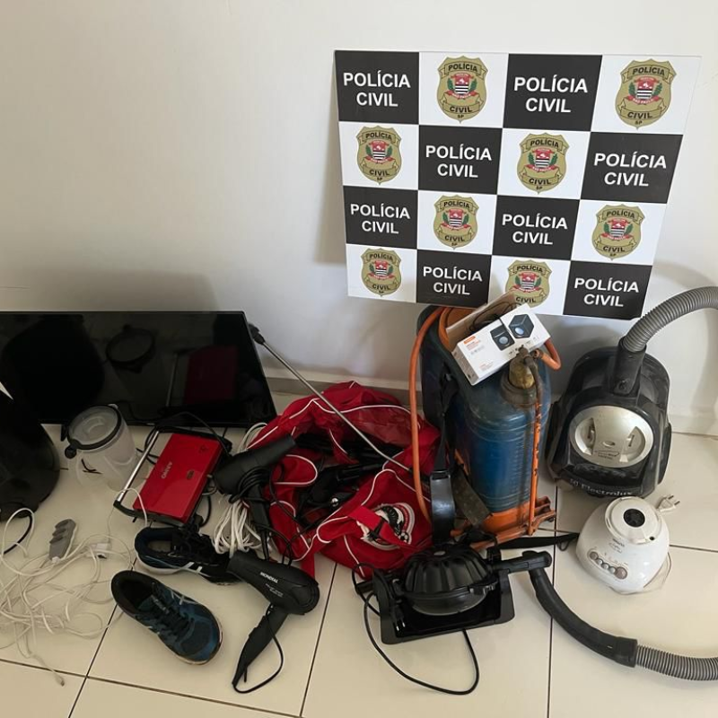 Polícia Civil de Tupã recupera objetos furtados em propriedades rurais e no condomínio Delta Ville