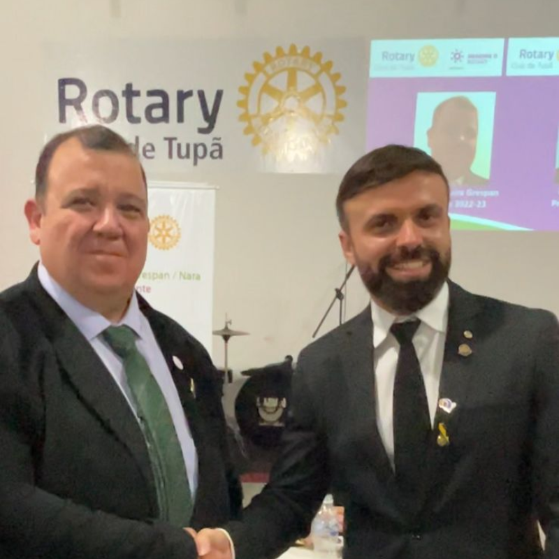 Ivan Bagagi assume a presidência do Rotary Club de Tupã