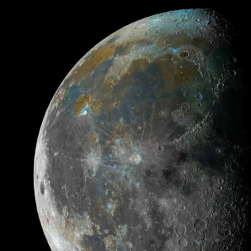 Estudante de Bauru registra  Lua em Cores  com telescópio que amplia imagem em 250 vezes