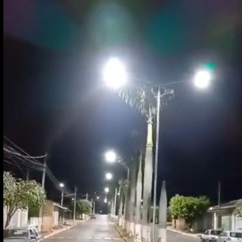 Prefeitura de Queiroz substitui lâmpadas Antigas por LED nos principais pontos da cidade