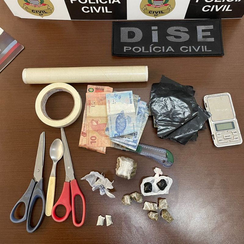 Polícia Civil estoura ponto de venda de drogas e prende três indivíduos na zona leste de Tupã