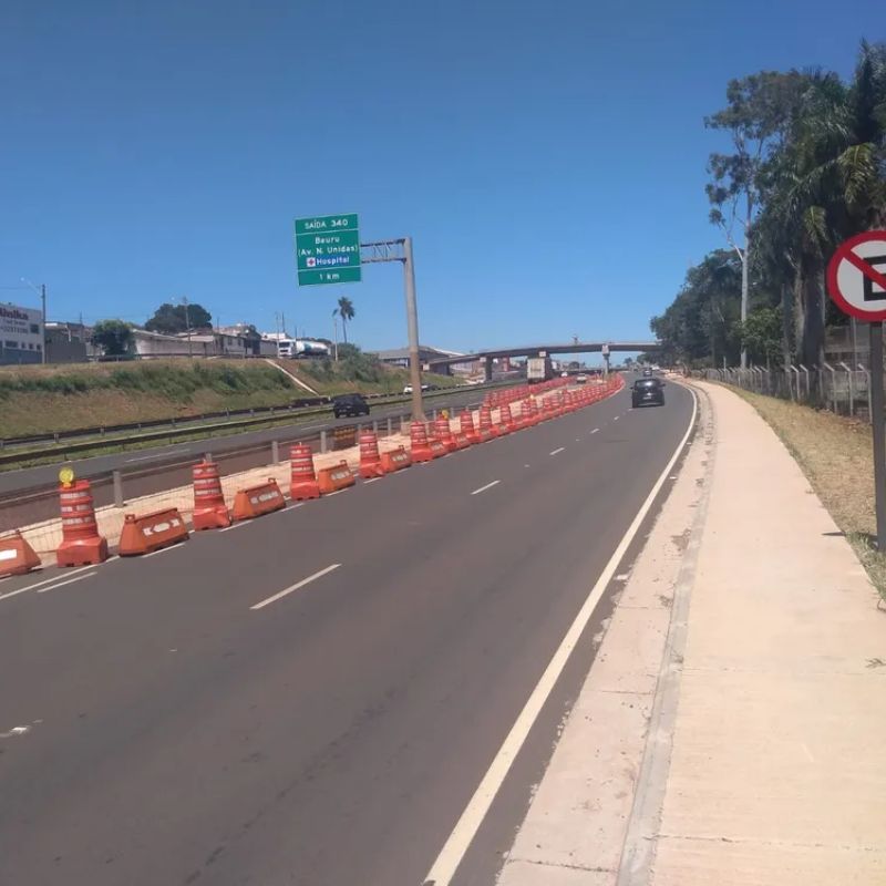 Rodovia Marechal Rondon tem interdições para lançamento de vigas de viadutos em Bauru; veja pontos