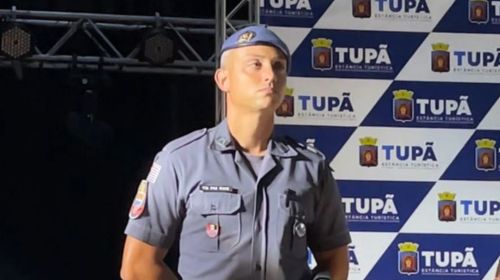 Cabo Ruiz é homenageado como Policial do Mês após salvar vida e combater tráfico em Iacri