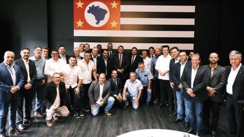 Prefeito Rodrigo participa de almoço e encontro do Governador Tarcísio em São Paulo