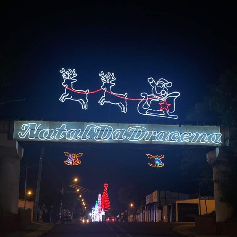 Furto de fiação atrasa inauguração da decoração natalina na Rua Dracena em Tupã