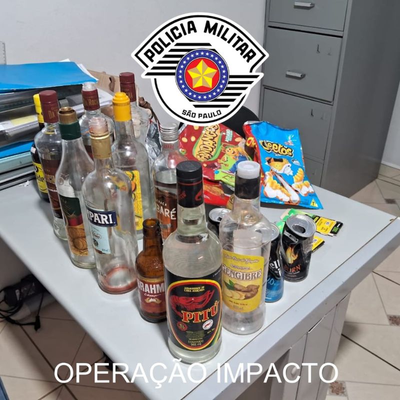 Ladrões furtam bebidas alcoólicas e cigarros de padaria em Queiroz