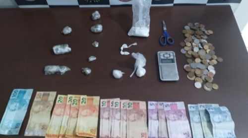 Polícia Militar detém traficante com cocaína e maconha no Centro de Tupã