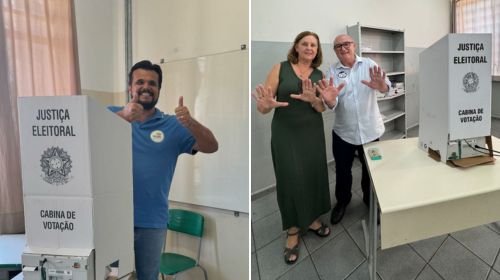 Candidatos a prefeito de Tupã votaram pela manhã