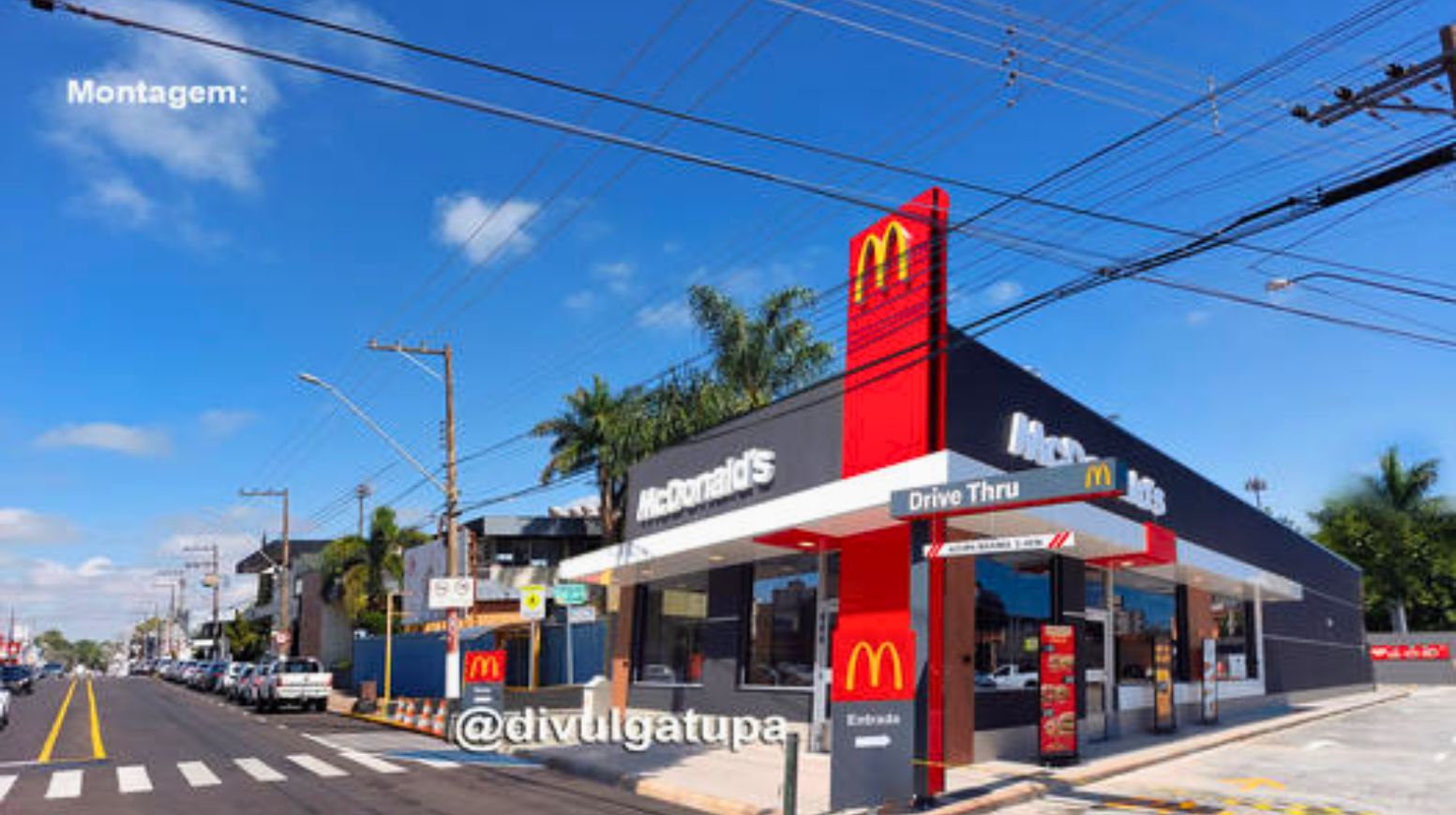 Tupã terá unidade do McDonald s com drive-thru e estacionamento