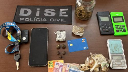 Polícia Civil de Tupã prende traficante e apreende  maconha dos playboys 