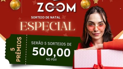 Campanha de Natal da Zoom Passageiro vai premiar cinco clientes com pix de R$ 500