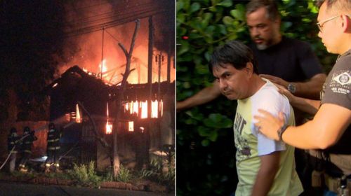 Casa do acusado de esquartejar menino de 10 anos é incendiada em Assis; suspeito é preso