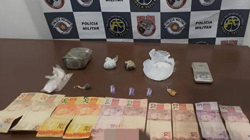 Polícia Militar apreende R$ 8 mil em drogas durante operação em Tupã