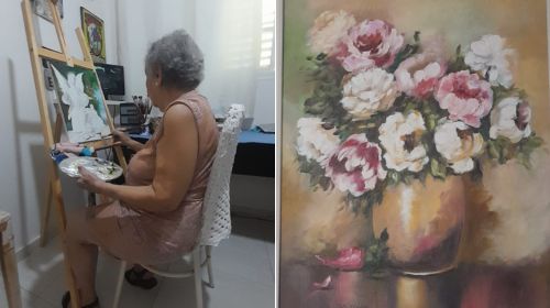 50 anos de arte: Ruth Moreira é destaque em exposição no Teatro de Tupã