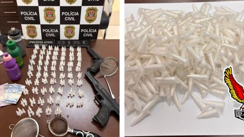 DISE prende homem com 341 porções de cocaína em Tupã