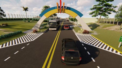 Entrada da cidade ganhará novo portal turístico com referência indígena