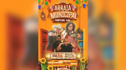 Arco-Íris se prepara para o Arraiá Municipal com Trio Violada e Felipe & Rafael