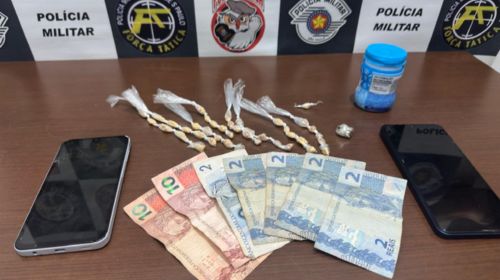 PM prende homem com 41 porções de crack e maconha em Tupã