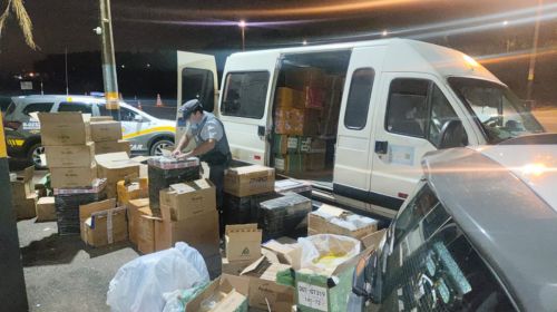 Polícia Rodoviária apreende carga de perfumes contrabandeados em Tupã