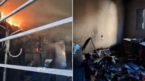 Homem é preso após ameaçar companheira, atear fogo na casa da família e tentar suicídio em Tupã