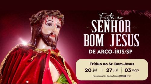 Festa ao Senhor Bom Jesus começa nesta sexta-feira em Arco-Íris