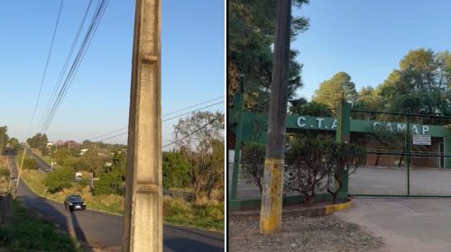 Iluminação de LED é instalada no acesso ao CTA da Camap