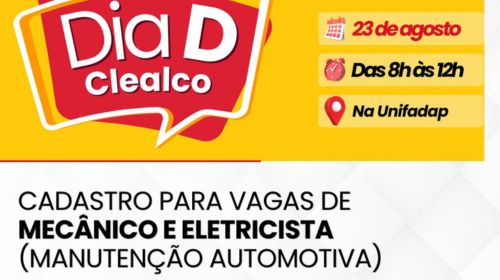 Clealco faz mutirão para cadastrar interessados em emprego