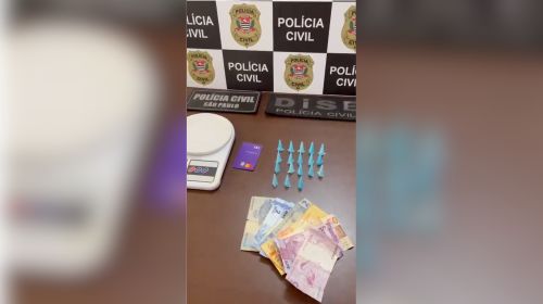 Polícia prende jovem de 23 anos por tráfico de drogas em Tupã