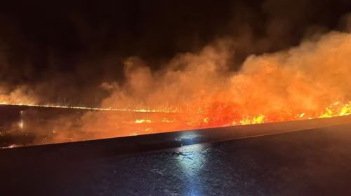 Incêndio atinge área de vegetação equivalente a 13 campos de futebol em Marília