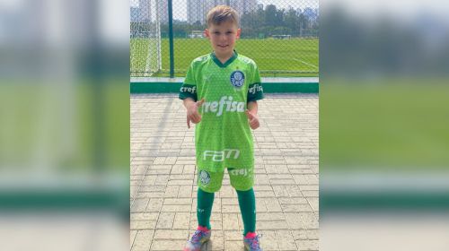 Théo Marin, da AITEC Tupã, passa em avaliação do Palmeiras