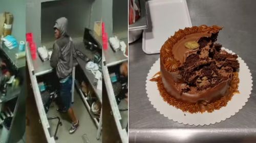 Ladrão invade doceria em Bauru, come bolo e foge sem levar nada