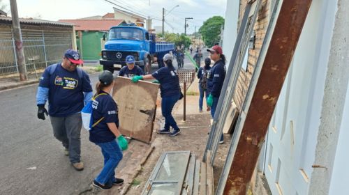 Mutirão de limpeza em Tupã entra na reta final nesta quinta (18) e sexta-feira (19)