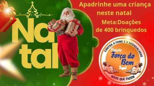 Campanha “Apadrinhe uma Criança” busca padrinhos para mais de 200 crianças em situação de vulnerabilidade em Tupã