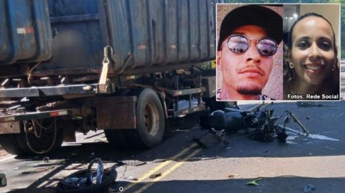 Vítimas de acidente entre moto e caminhão serão veladas nesta quinta-feira (27) em Tupã