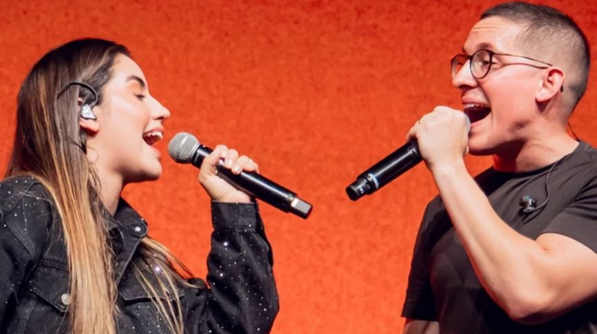 Tupã recebe Jefferson e Suellen em noite de louvor no Natal de Luz