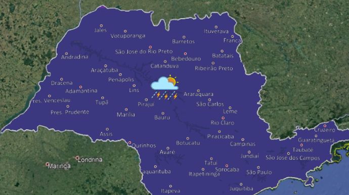 Previsão do tempo indica virada no clima em Tupã e região neste fim de semana