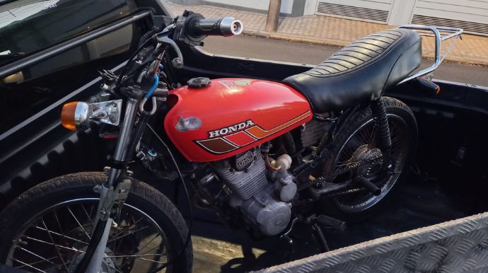 Adolescente é apreendido com moto adulterada na alça de acesso da SP-294 em Tupã