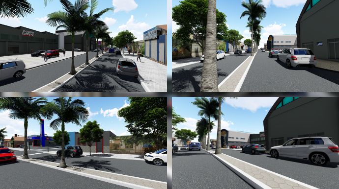Canteiro da Avenida Tabajaras começa a ser reformado e terá novo visual
