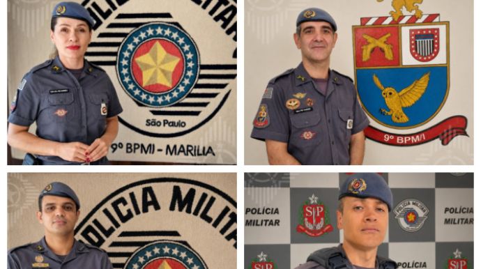 Policiais de Tupã são homenageados durante solenidade do 9º BPM/I