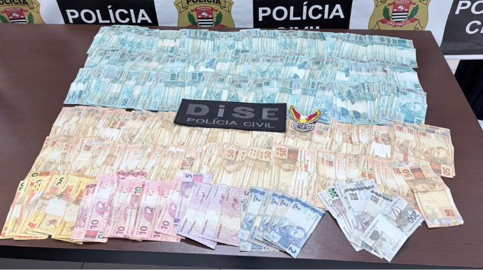 Polícia Civil apreende quase R$ 57 mil durante operação contra o tráfico em Rinópolis