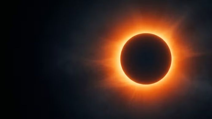 Eclipse solar total começa: veja primeiras imagens de fenômeno