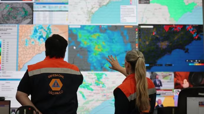 Ciclone extratropical impulsiona frente fria e temperatura pode cair para 11°C em Tupã