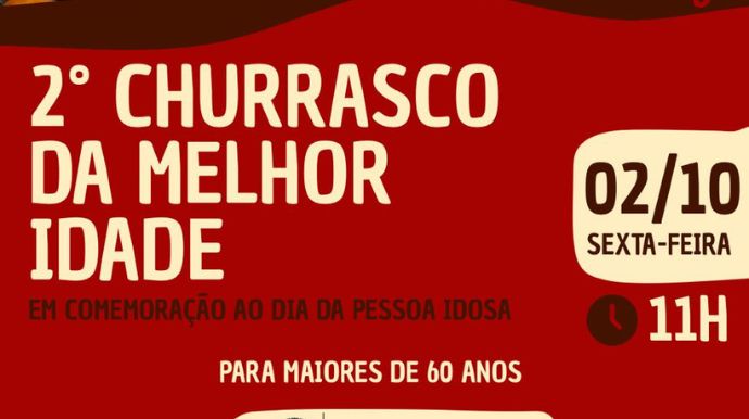 Queiroz promove Churrasco da Melhor Idade em comemoração ao Dia da Pessoa Idosa