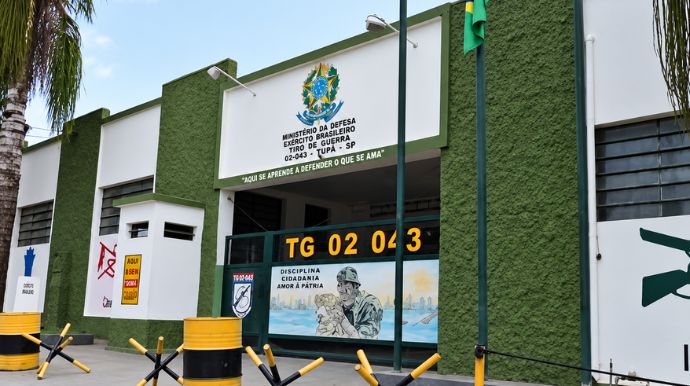 Tiro de Guerra de Tupã realiza seleção geral para jovens alistados nos dias 21, 22 e 23 de setembro