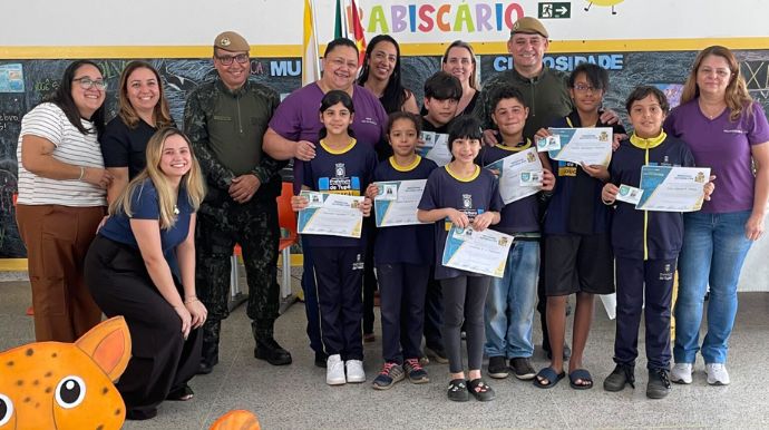 Mais de 100 alunos recebem formação de Patrulheiros Ambientais Mirins em Tupã